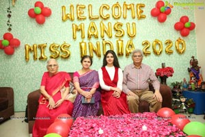 Femina Miss India World 2020 Manasa Varanasi gets Welcome