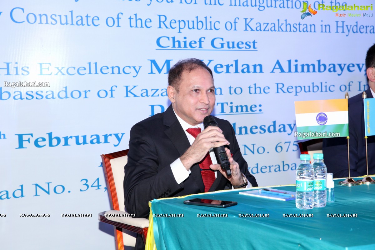 Honorary Consulate of Kazakhstan Opened in Hyderabad