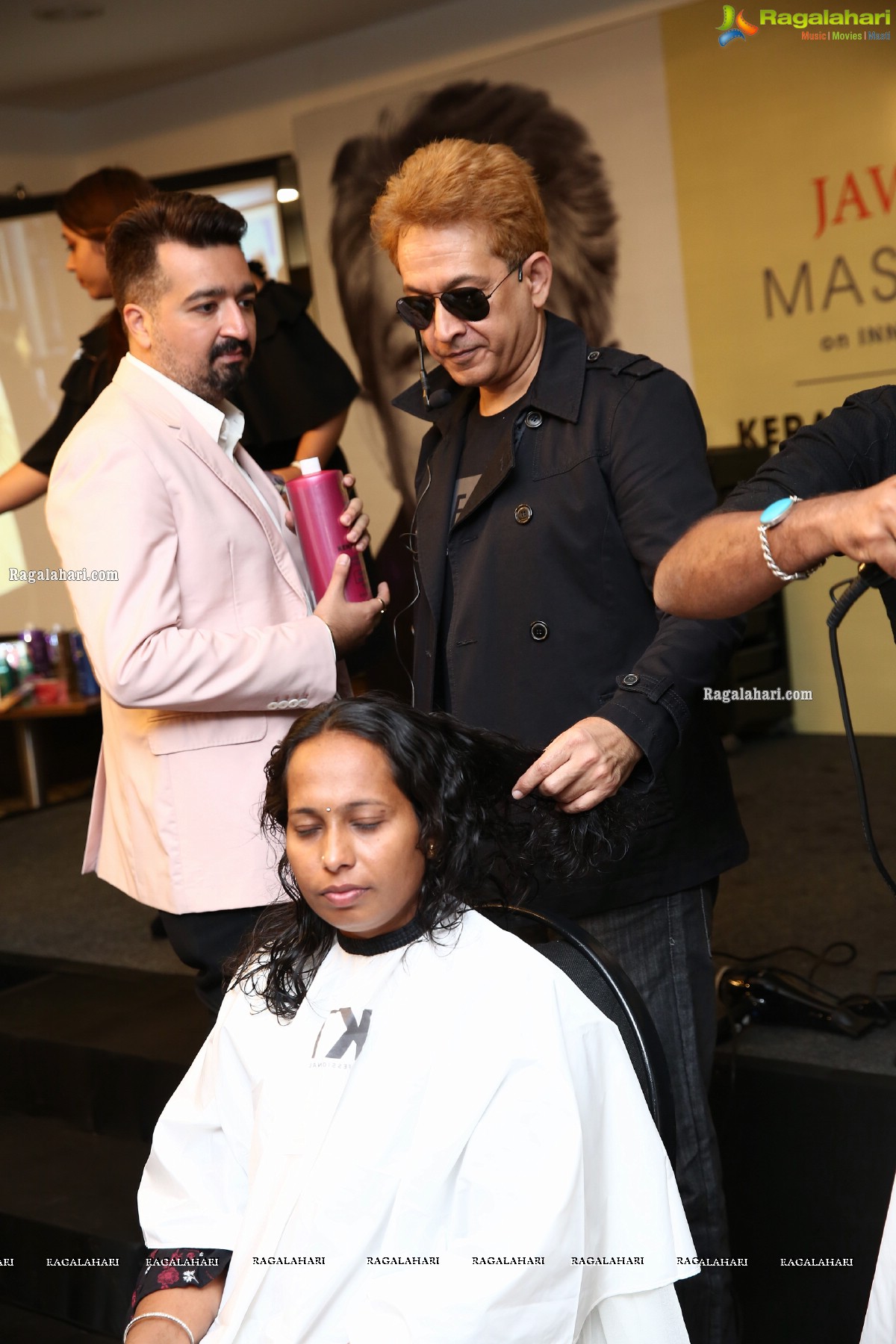 Jawed Habib Master Class on Innovation & Techniques in Kratin, Cysteine & Botox Hair Services at Lemon Tree Hotels