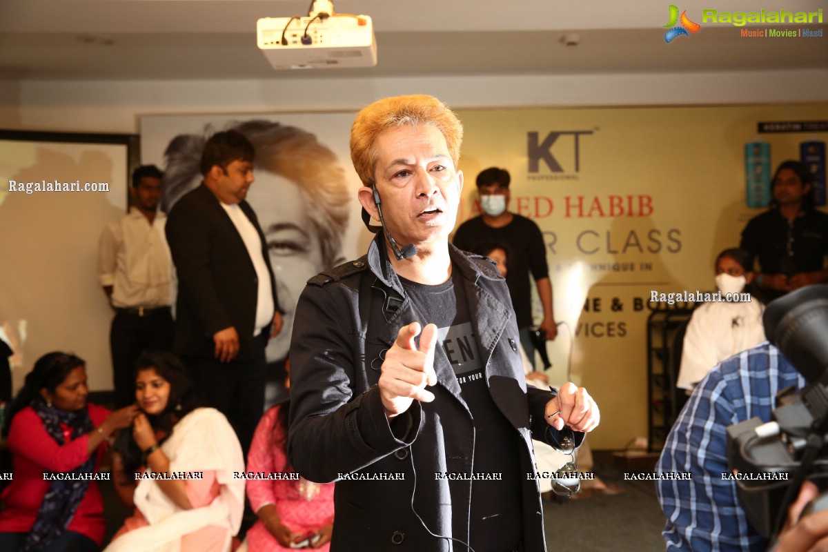 Jawed Habib Master Class on Innovation & Techniques in Kratin, Cysteine & Botox Hair Services at Lemon Tree Hotels