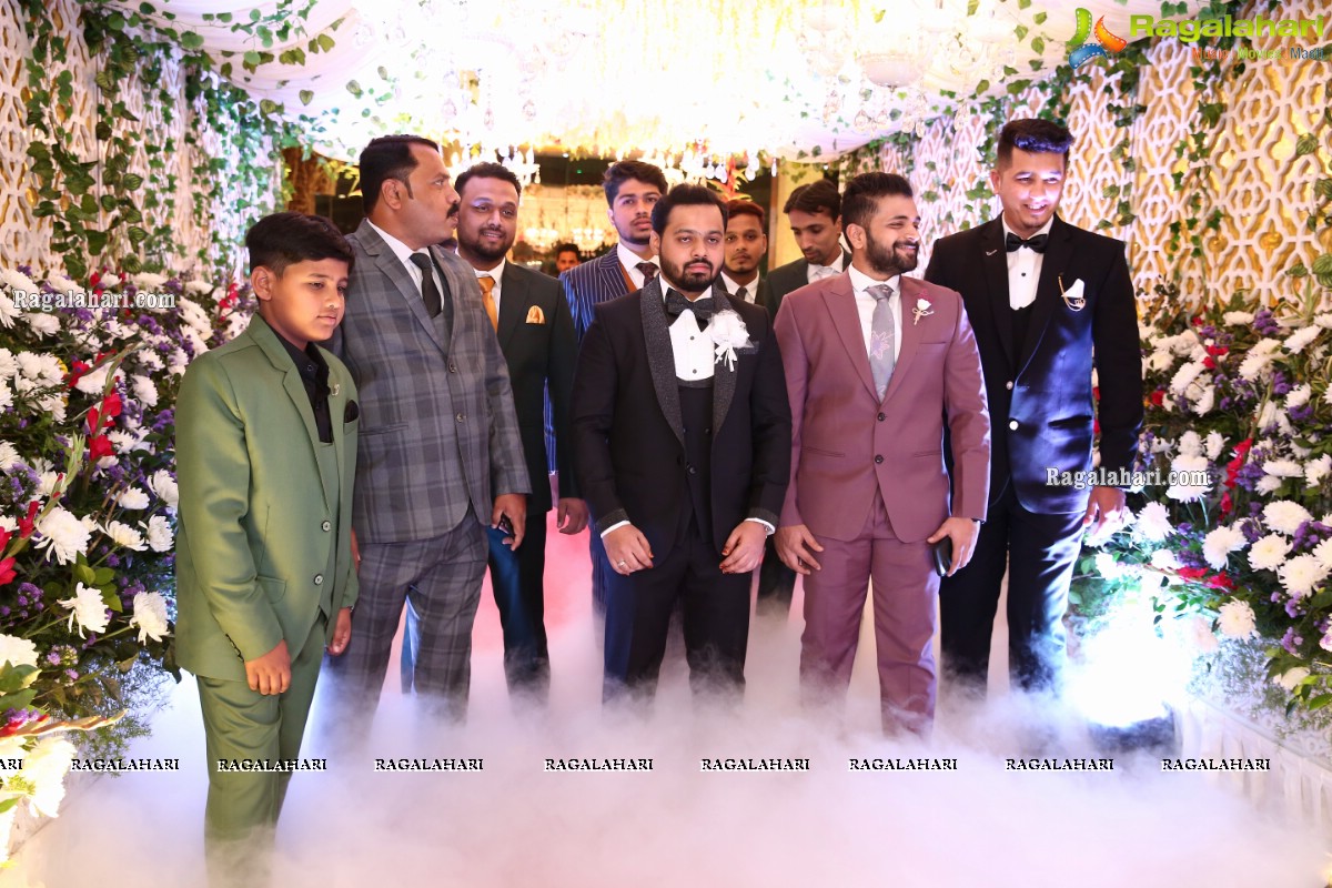 Tollywood Celebs at Telangana Home Minister Mahmood Ali Grand Daughter's Valima at Classic Convention Three