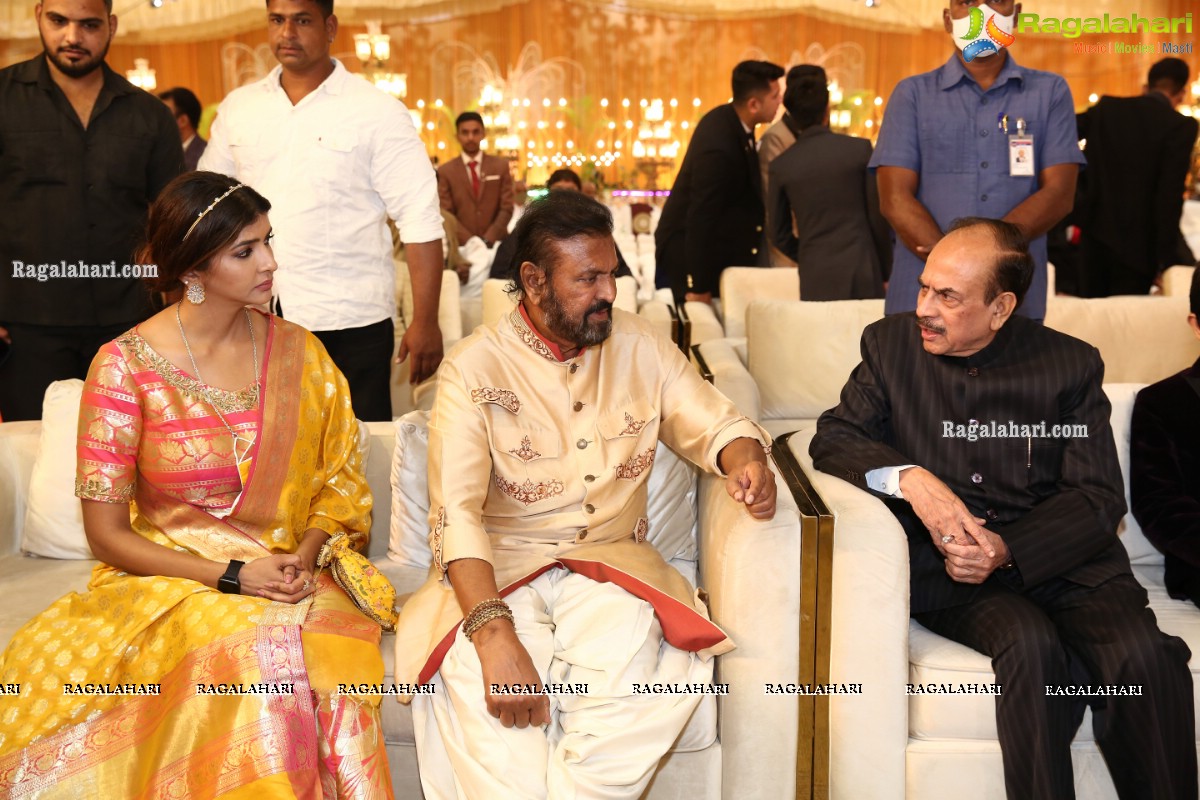 Tollywood Celebs at Telangana Home Minister Mahmood Ali Grand Daughter's Valima at Classic Convention Three