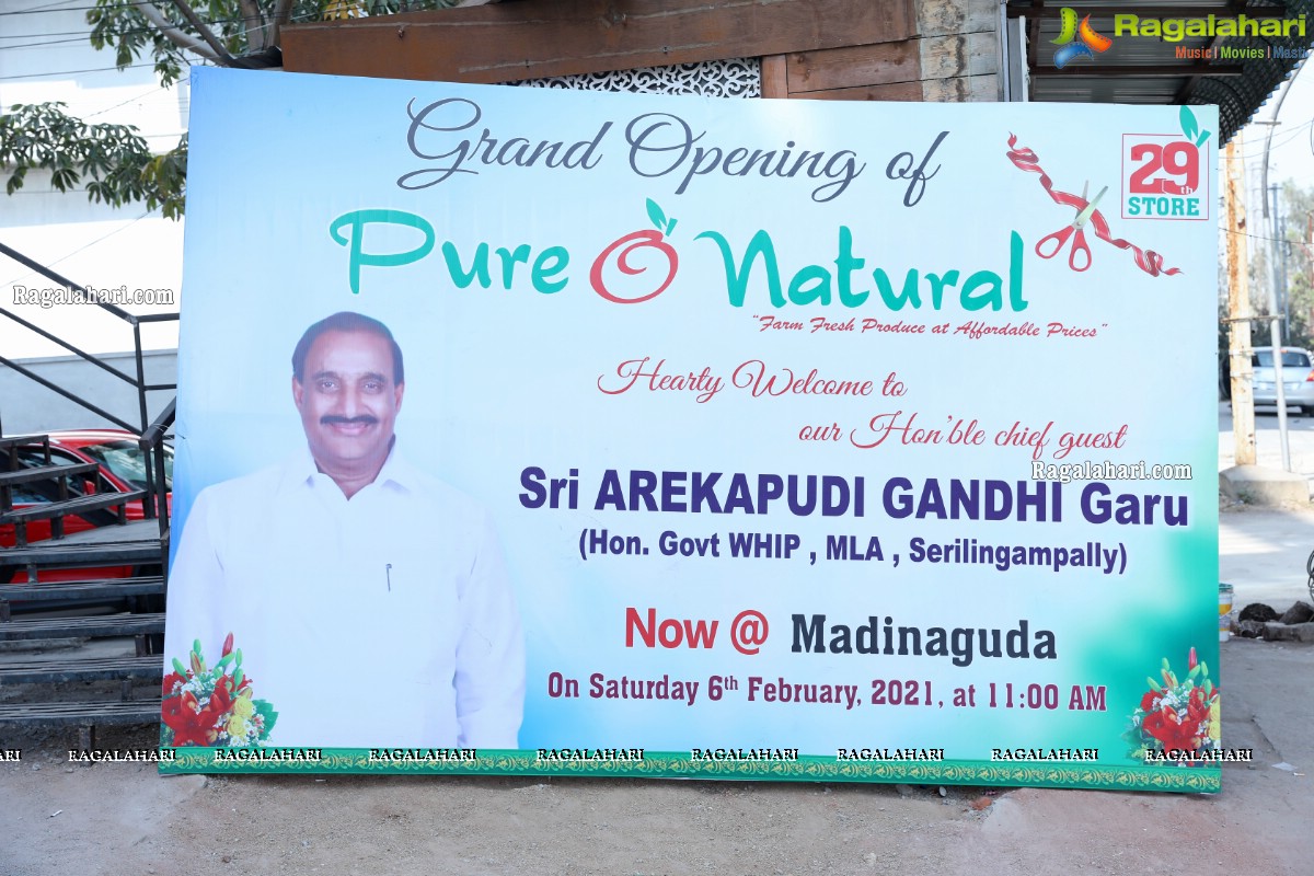 Pure-O-Natural Fruits and Vegetables 29th Outlet Launch