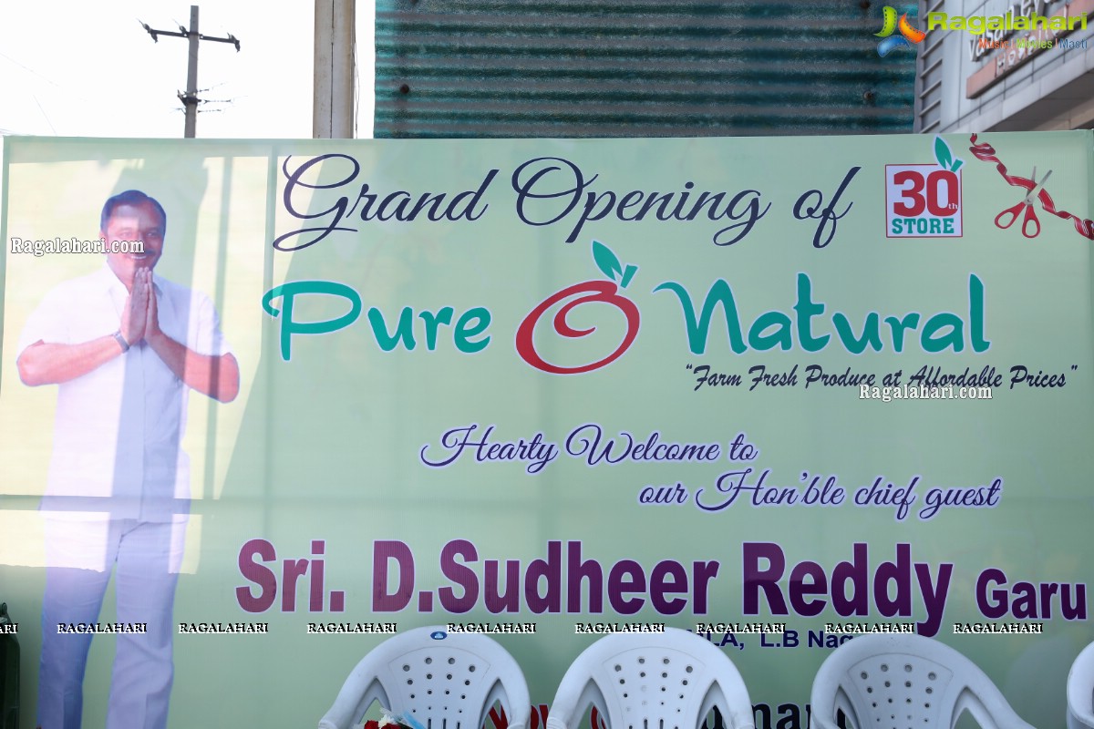 Pure-O-Natural Fruits and Vegetables 30th Outlet Launch at Champapet, Hyderabad