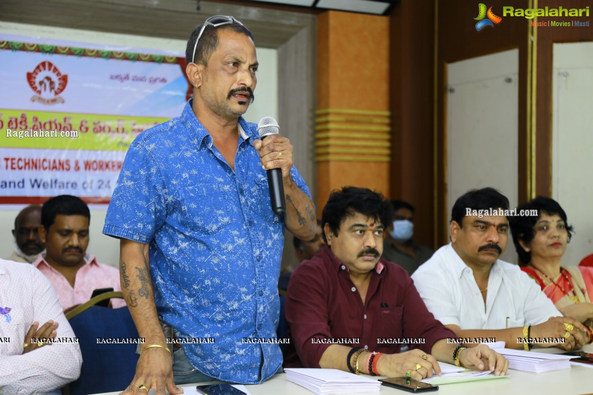 Telugu Television Technicians & Workers Federation Press Meet