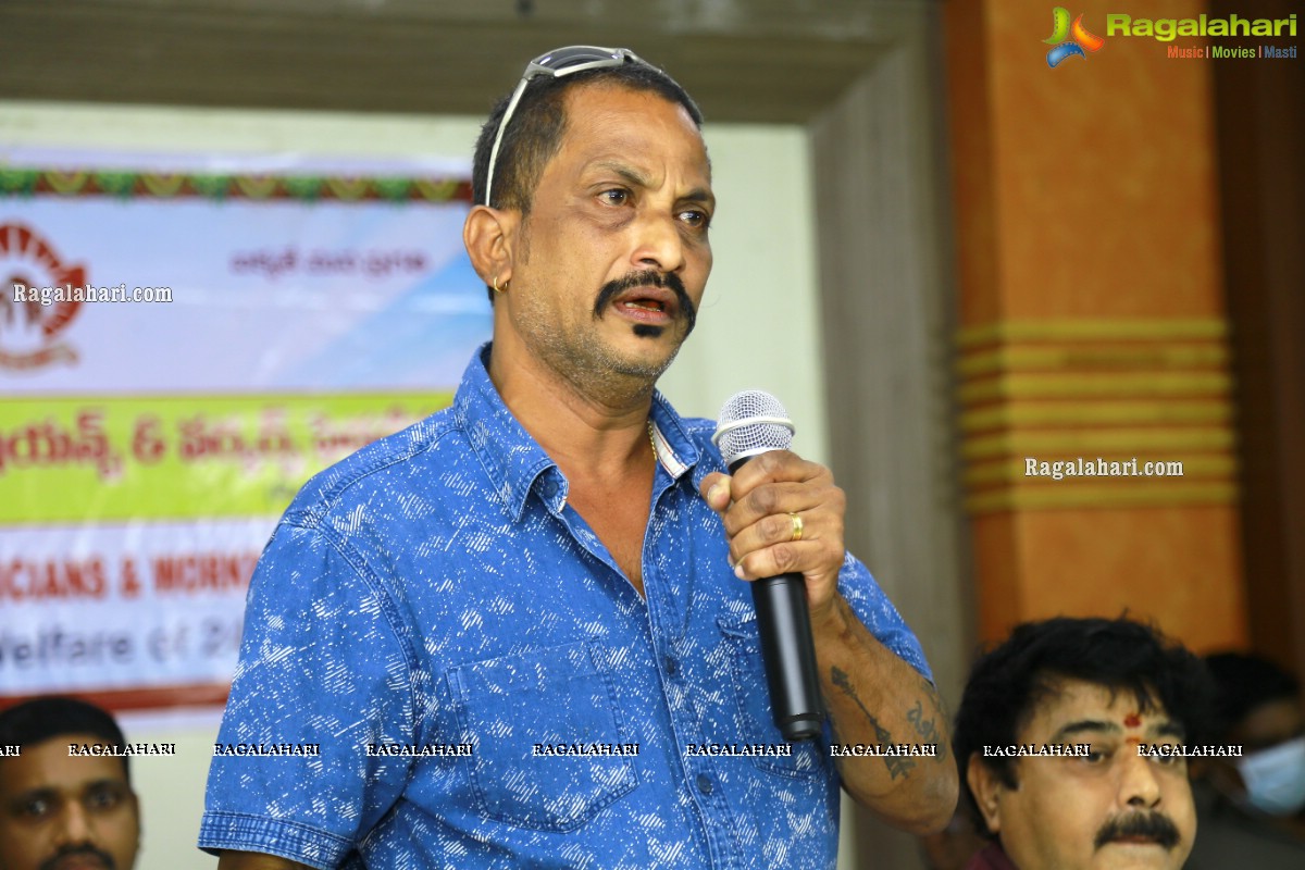 Telugu Television Technicians & Workers Federation Press Meet