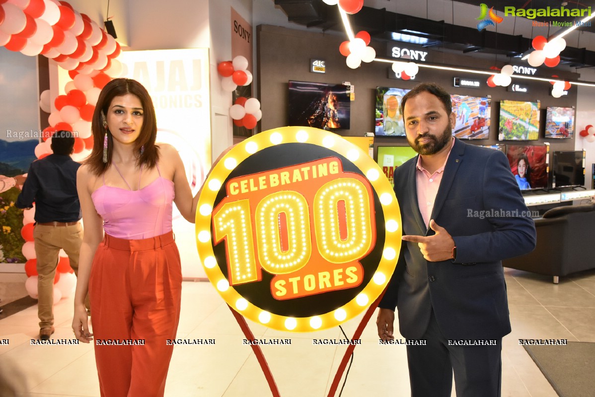 Shraddha Das at Bajaj Electronics 100th Store Launch at Inorbit Mall