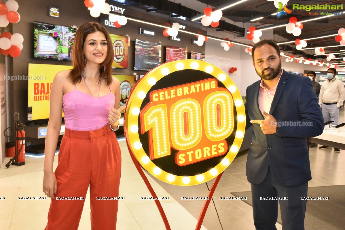 Shraddha Das at Bajaj Electronics 100th Store Launch at Inorbit Mall