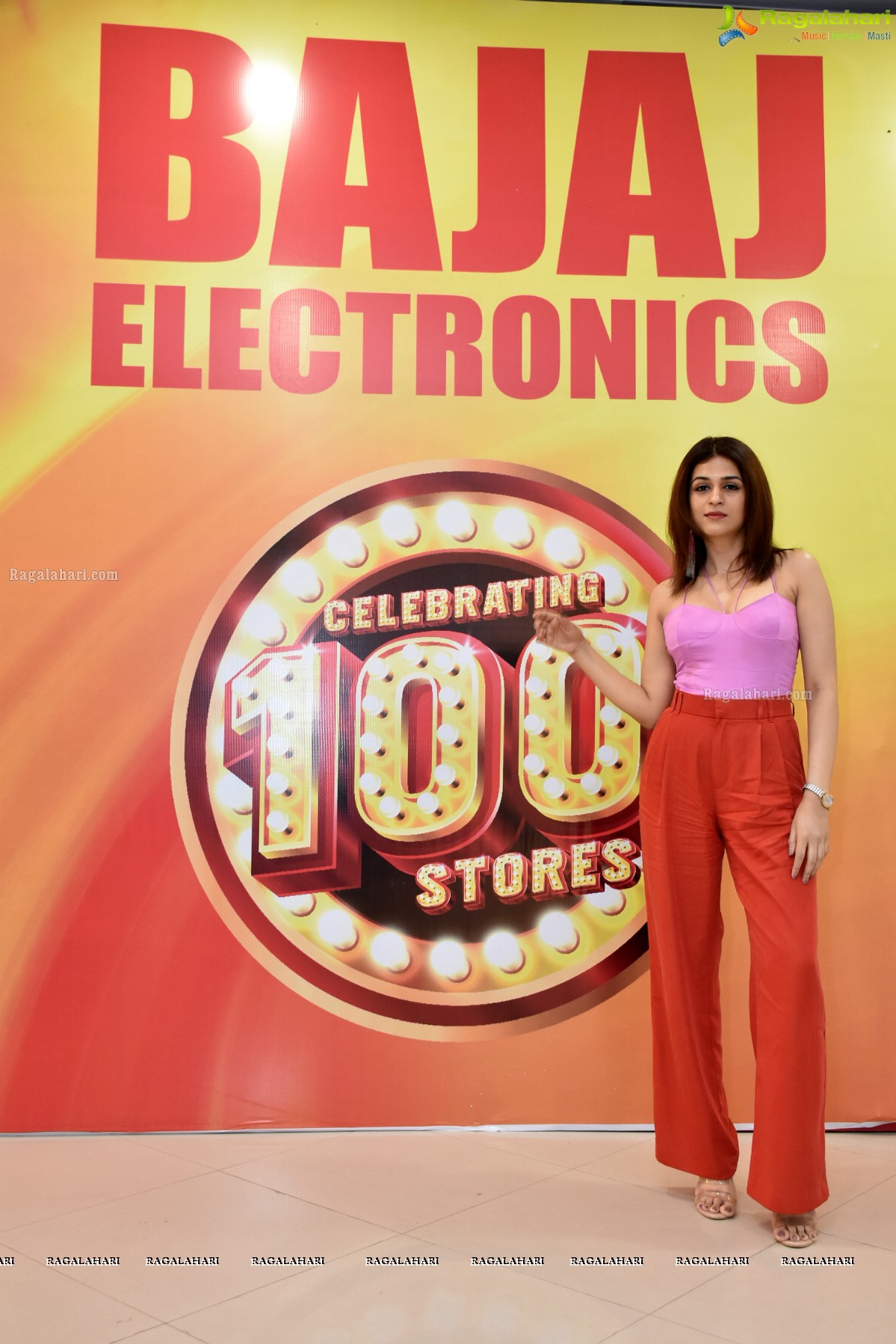 Shraddha Das at Bajaj Electronics 100th Store Launch at Inorbit Mall