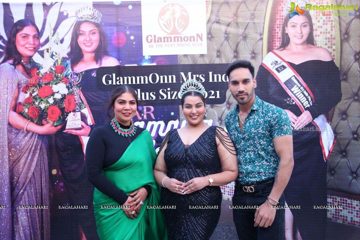 Samaira I Wallani Arranges Success Party On Winning GlammOnn Mrs.India 2021 Plus Size Title at Sundowner, Hyderabad