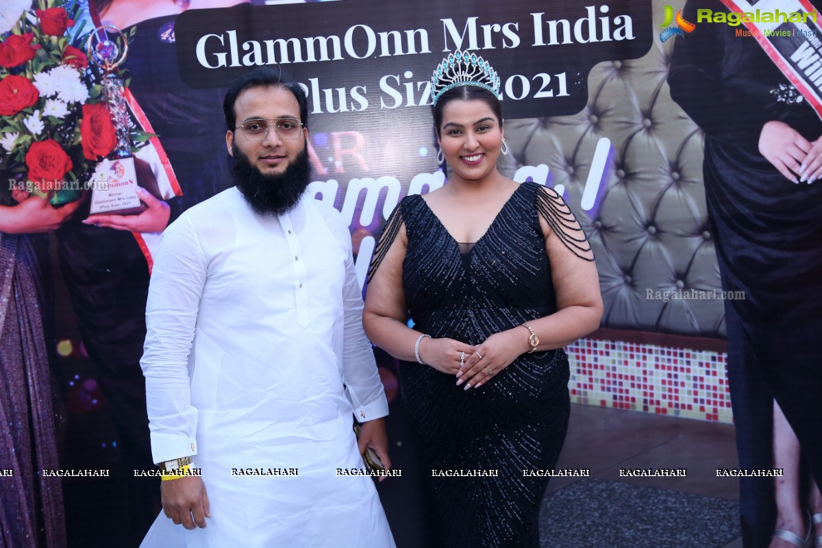 Samaira I Wallani Arranges Success Party On Winning GlammOnn Mrs.India 2021 Plus Size Title at Sundowner, Hyderabad