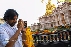 Pawan Kalyan Visits Statue of Equality