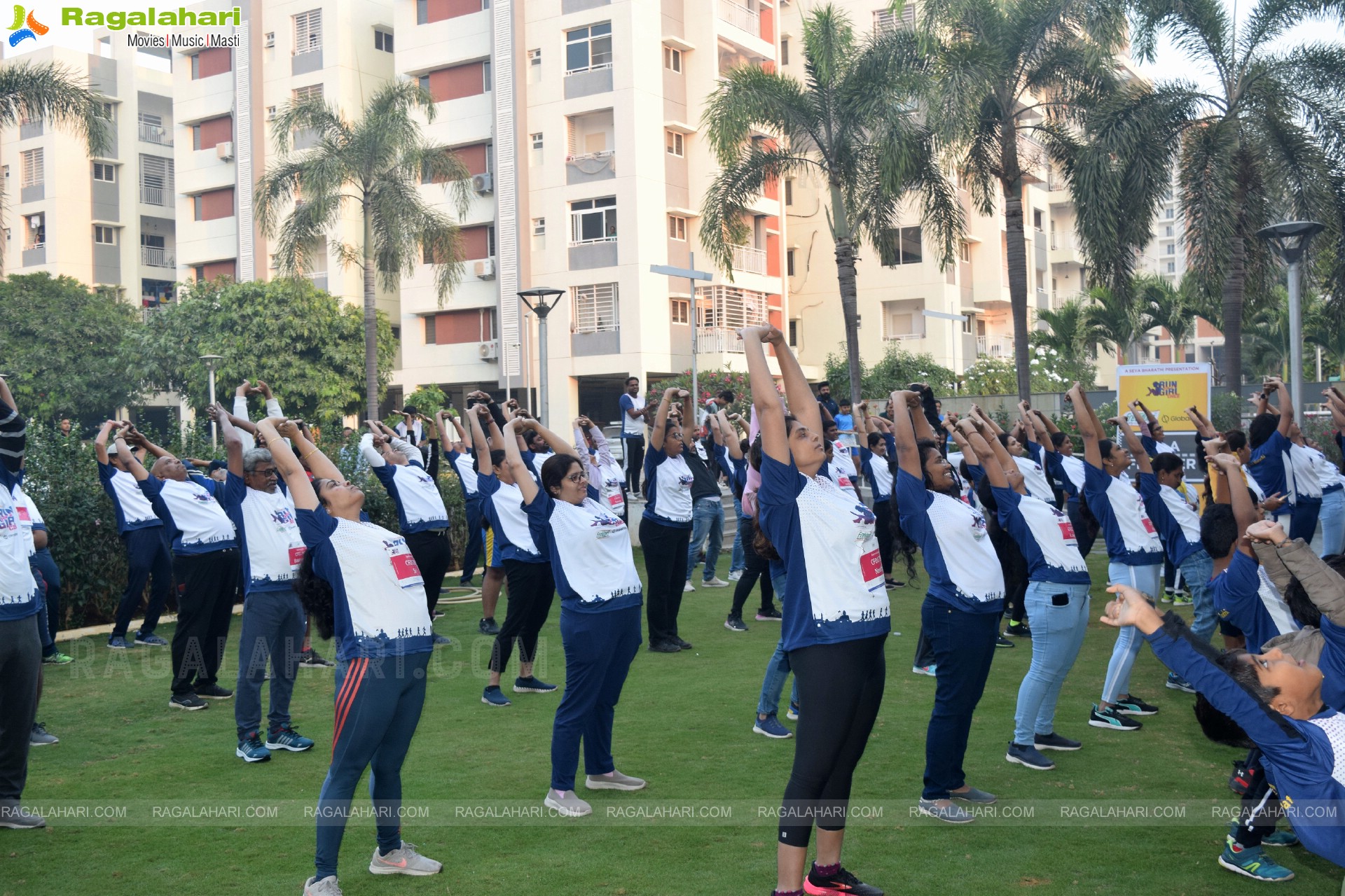 Seva Bharathi's Run For a Girl Child at Aparna Kanopy, Gundlapochampalli, Hyderabad