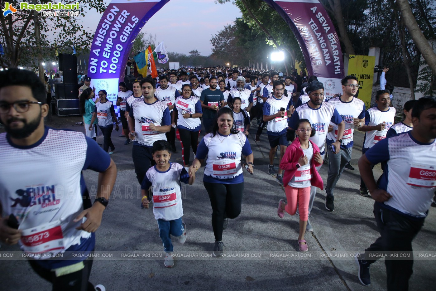 Run for Girl Child 2023 7th Edition at Gachibowli Stadium