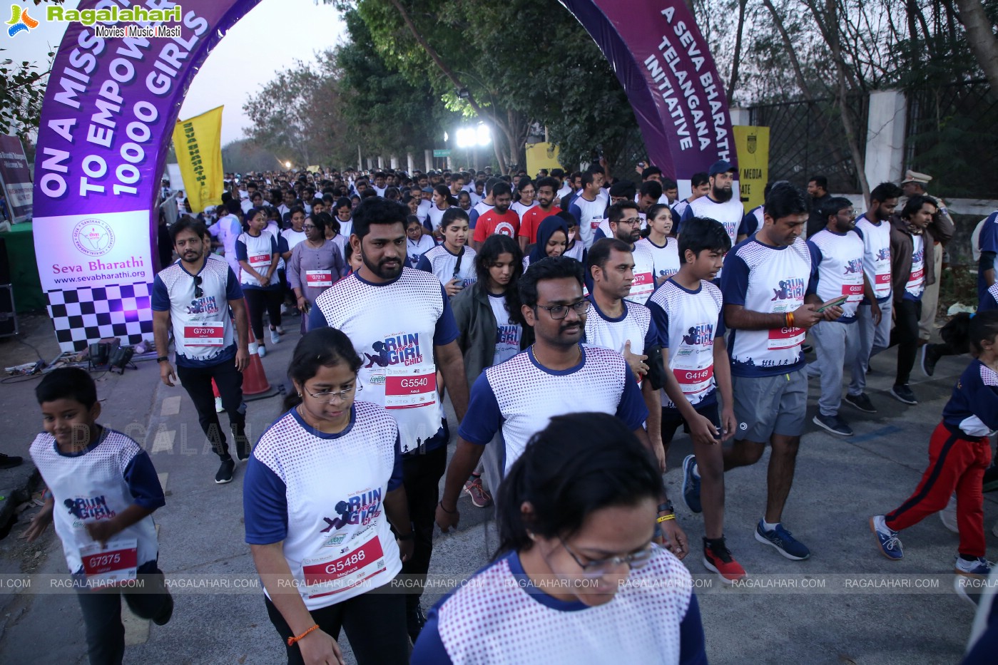 Run for Girl Child 2023 7th Edition at Gachibowli Stadium