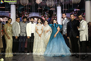 Tollywood Stars at Ashish and Advitha Wedding Reception
