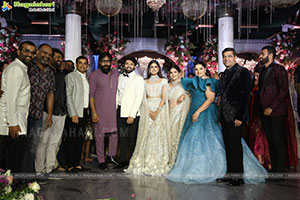 Tollywood Stars at Ashish and Advitha Wedding Reception