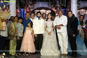 Tollywood Stars at Ashish and Advitha Wedding Reception