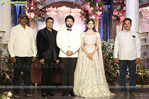 Tollywood Stars at Ashish and Advitha Wedding Reception