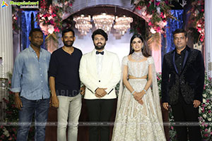 Tollywood Stars at Ashish and Advitha Wedding Reception