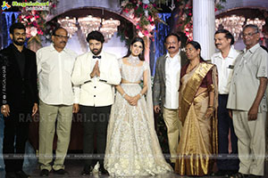 Tollywood Stars at Ashish and Advitha Wedding Reception