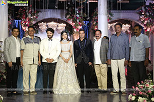 Tollywood Stars at Ashish and Advitha Wedding Reception