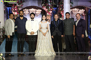 Tollywood Stars at Ashish and Advitha Wedding Reception