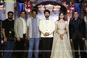 Tollywood Stars at Ashish and Advitha Wedding Reception