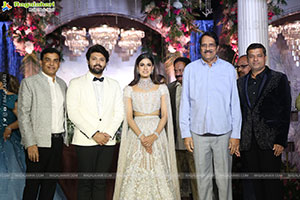 Tollywood Stars at Ashish and Advitha Wedding Reception