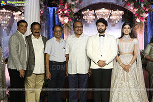 Tollywood Stars at Ashish and Advitha Wedding Reception