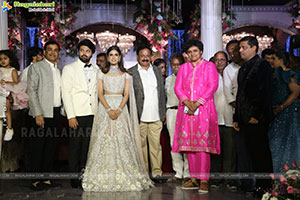 Tollywood Stars at Ashish and Advitha Wedding Reception