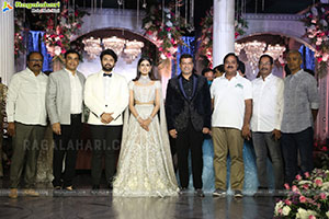 Tollywood Stars at Ashish and Advitha Wedding Reception