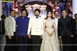 Tollywood Stars at Ashish and Advitha Wedding Reception