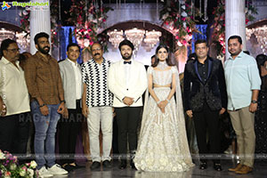 Tollywood Stars at Ashish and Advitha Wedding Reception