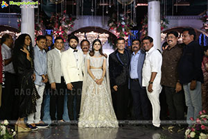 Tollywood Stars at Ashish and Advitha Wedding Reception