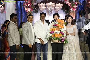 Tollywood Stars at Ashish and Advitha Wedding Reception