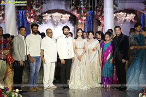 Tollywood Stars at Ashish and Advitha Wedding Reception