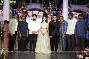 Tollywood Stars at Ashish and Advitha Wedding Reception