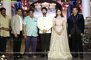 Tollywood Stars at Ashish and Advitha Wedding Reception