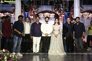 Tollywood Stars at Ashish and Advitha Wedding Reception