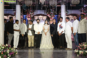 Tollywood Stars at Ashish and Advitha Wedding Reception