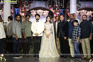 Tollywood Stars at Ashish and Advitha Wedding Reception