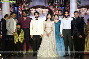 Tollywood Stars at Ashish and Advitha Wedding Reception