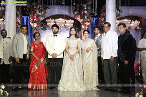 Tollywood Stars at Ashish and Advitha Wedding Reception