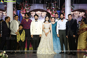 Tollywood Stars at Ashish and Advitha Wedding Reception