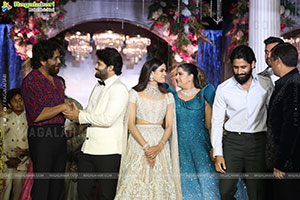 Tollywood Stars at Ashish and Advitha Wedding Reception