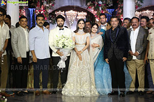 Tollywood Stars at Ashish and Advitha Wedding Reception