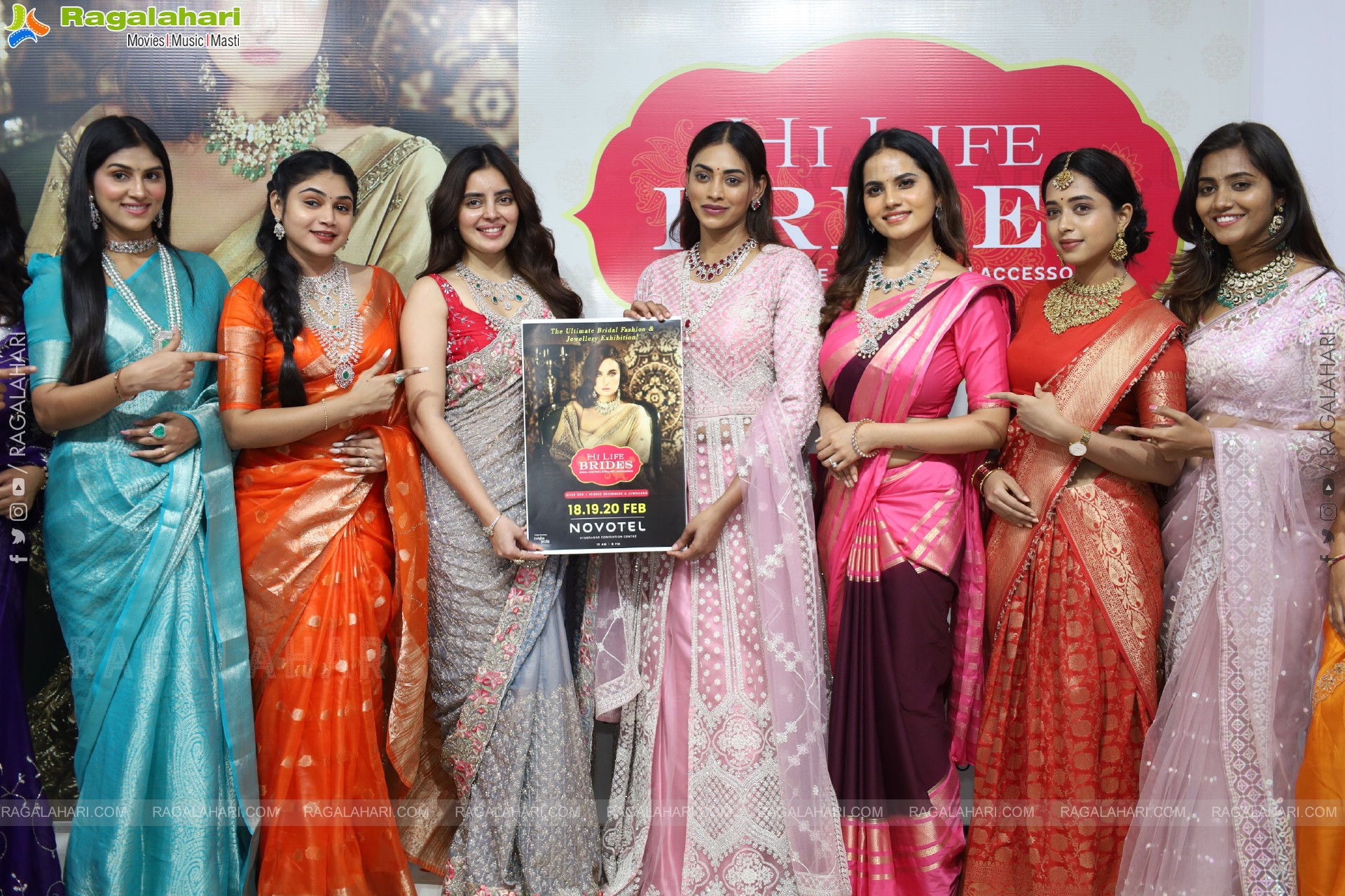 Hi Life Brides Exhibition: Fashion Showcase Curtain Raiser Event, Hyderabad