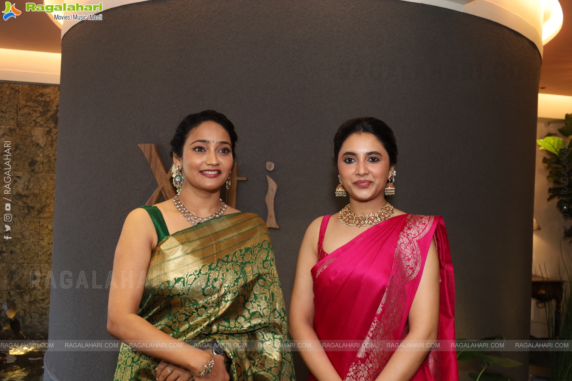 Heroine Priyanka Mohan unveils the Pattu Cheera Collections at Xiti Weaves