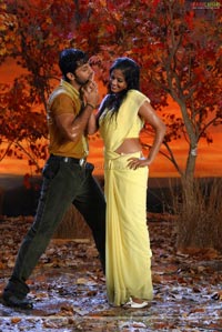 Nithin, Priyamani Poses Hot in Dhrona